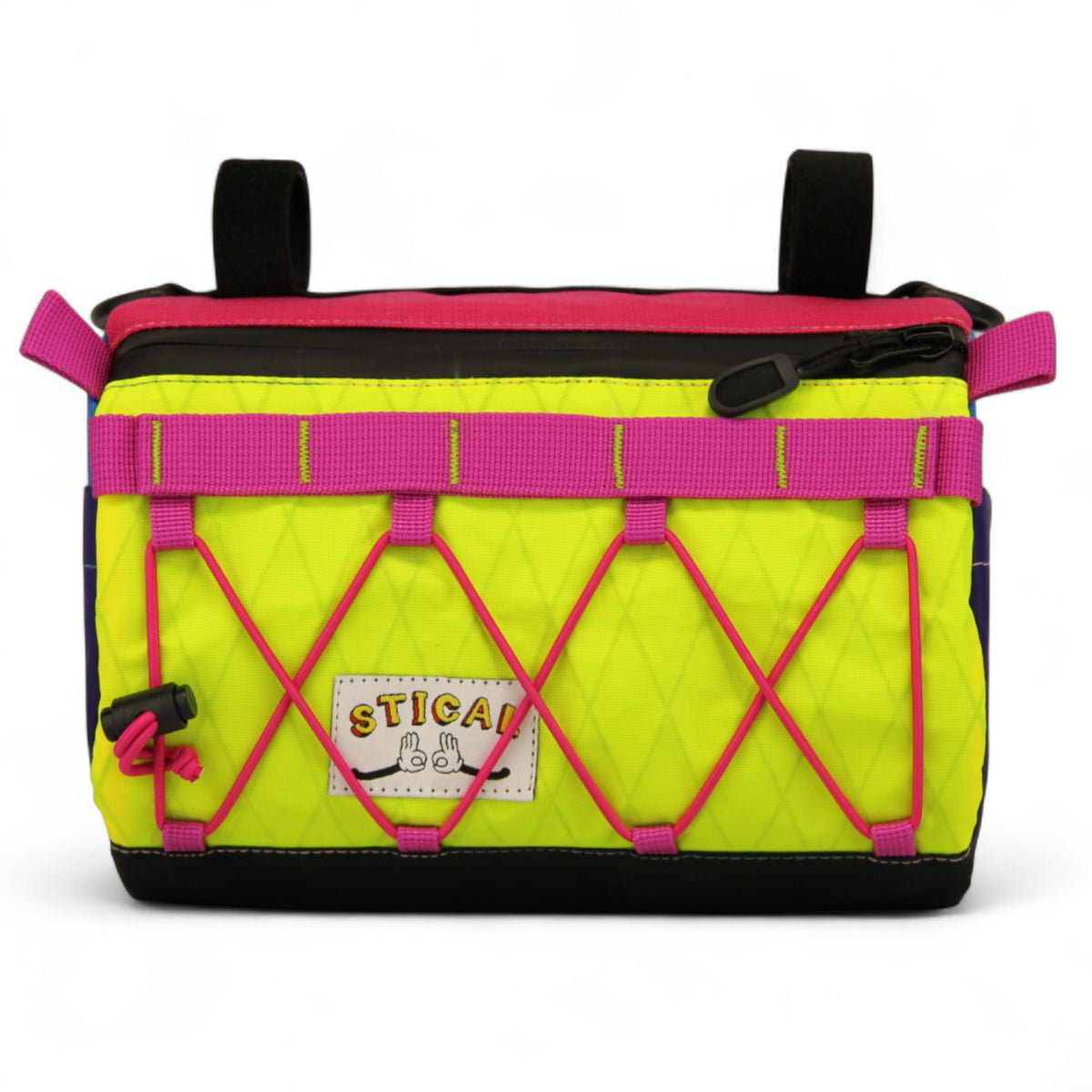 Torba na kierownicę STICAL - front seledynowy, X-Pac, 3,4 l, widok z przodu