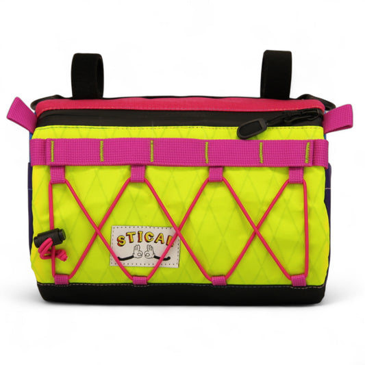 Torba na kierownicę STICAL - front seledynowy, X-Pac, 3,4 l, widok z przodu